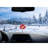 Tenna Tops Red Frog Car Antenna Topper / Cute Dashboard Accessory 